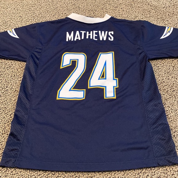 Chargers Matthews Football Jersey Size Youth Medium in Like New Condition - Picture 6 of 7